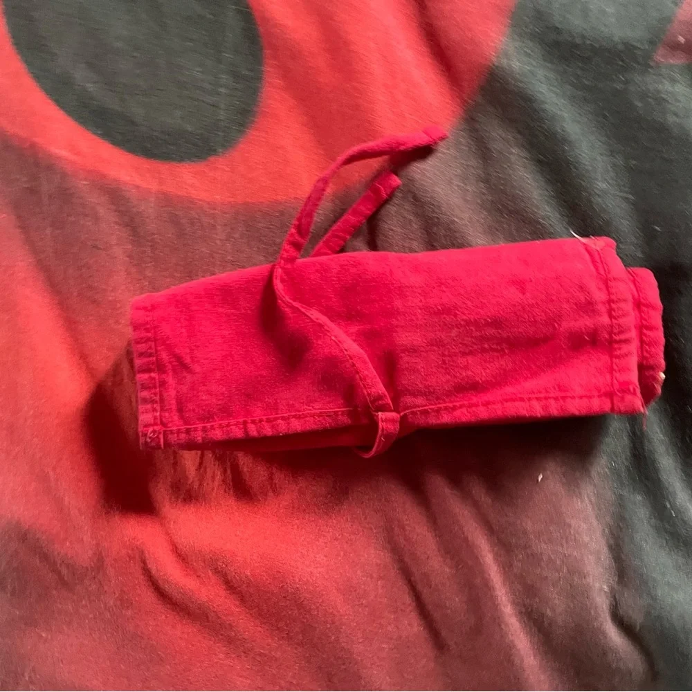 Chic Red Makeup Organizer Pouch